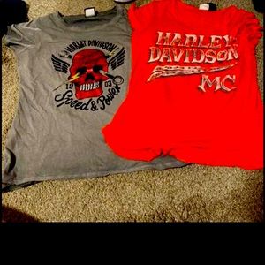 Womens Harley shirts